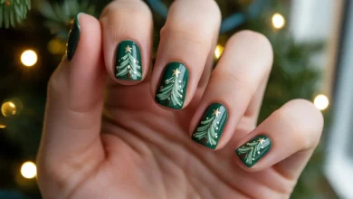 Нігті «Різдвяна ялинка» 2025: 42 унікальні ідеї для чарівної зими