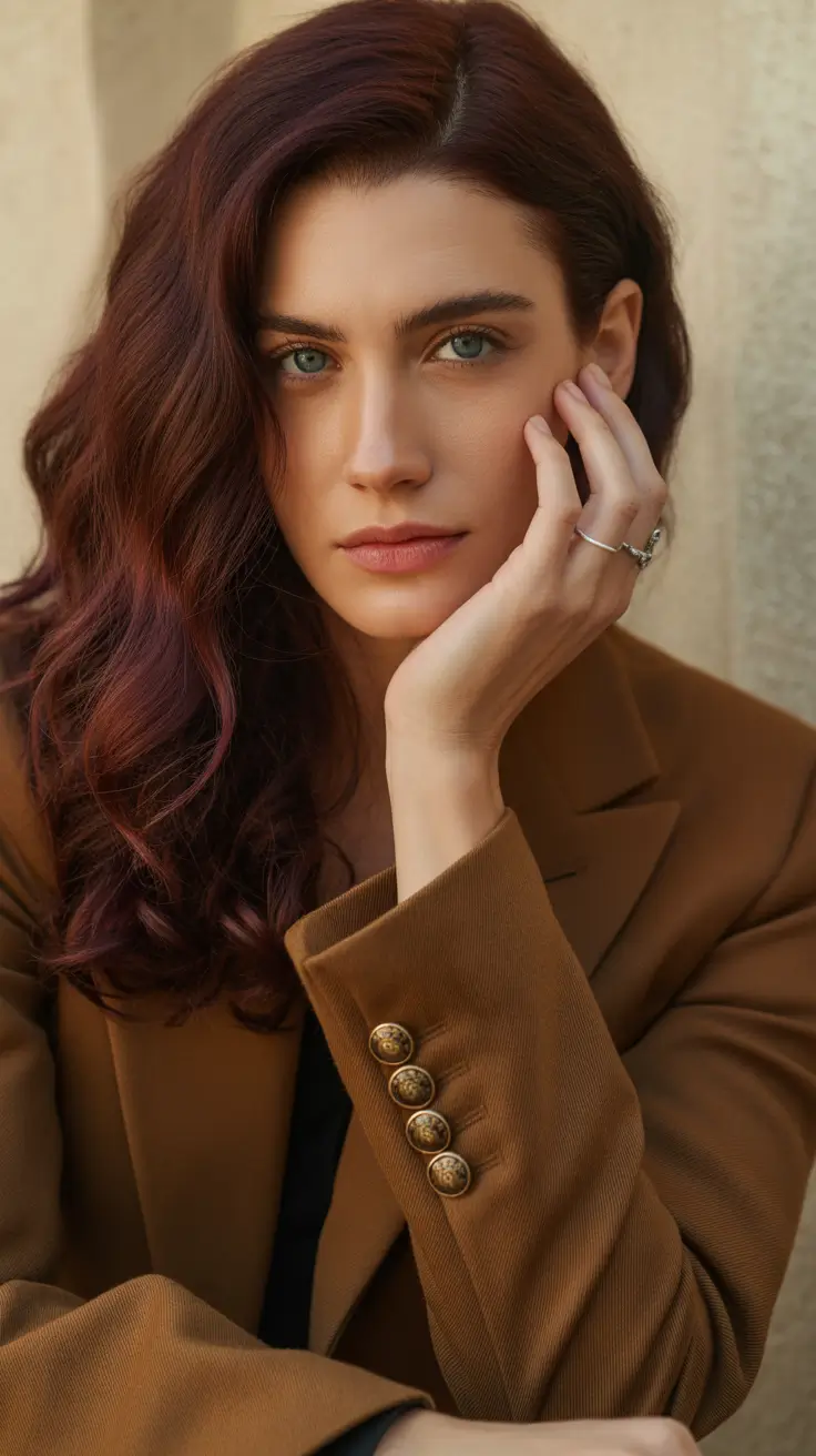 ТОП-40 Модних Ідей: Темно-Коричневий Колір Волосся 2026 – Глибоке Сяйво!