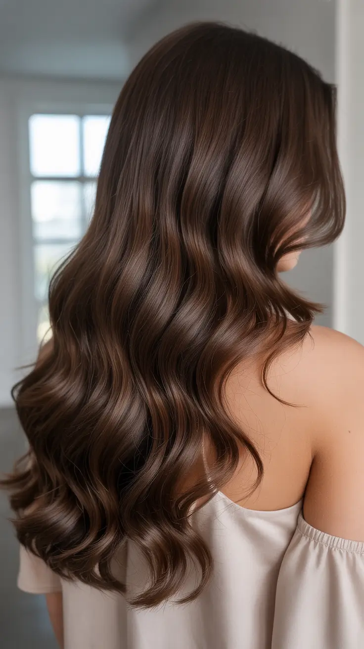 ТОП-40 Модних Ідей: Темно-Коричневий Колір Волосся 2026 – Глибоке Сяйво!