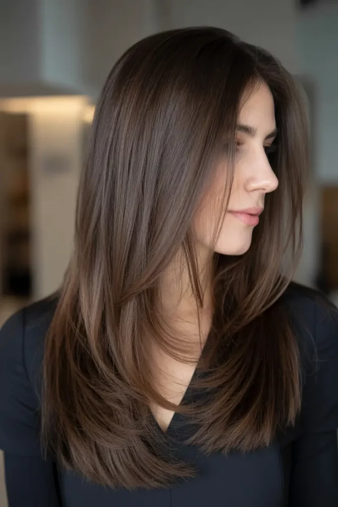 ТОП-40 Модних Ідей: Темно-Коричневий Колір Волосся 2026 – Глибоке Сяйво!