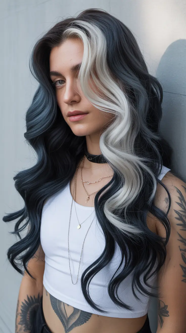 темно-коричневий колір волосся 2026 Platinum Panel Drama