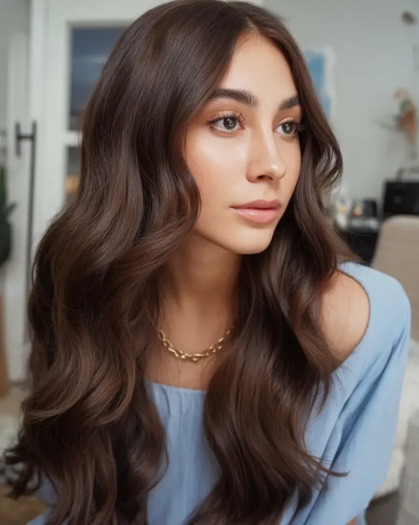 ТОП-40 Модних Ідей: Темно-Коричневий Колір Волосся 2026 – Глибоке Сяйво!