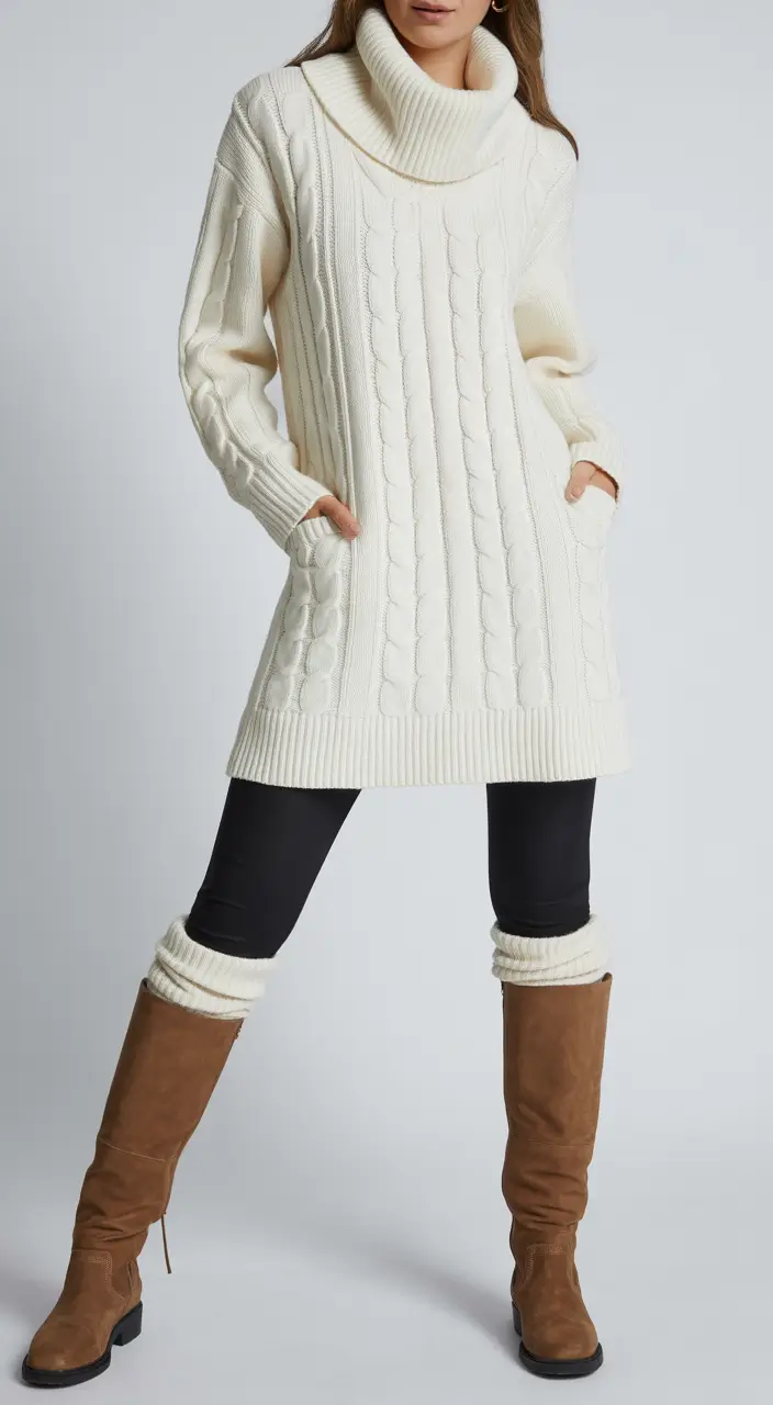 Зимний снежный шик: идеи модных образов декабря 2025 года