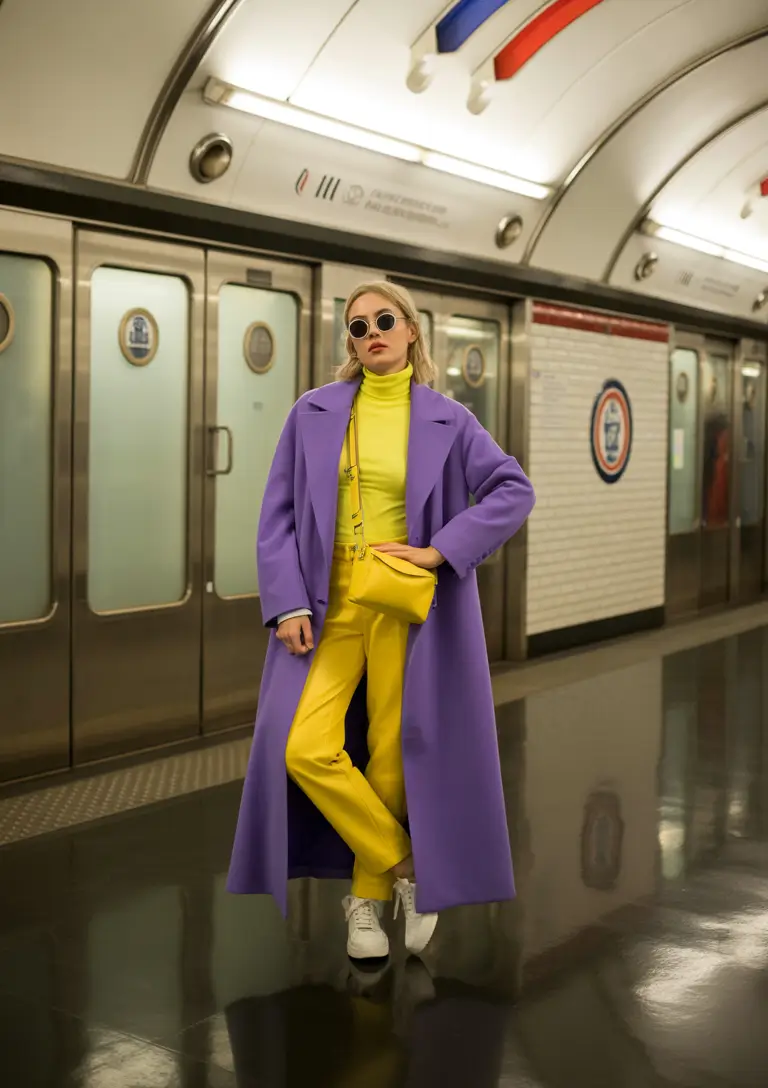раннезимние наряды 2025 года Шик метро в цитрусовых слоях