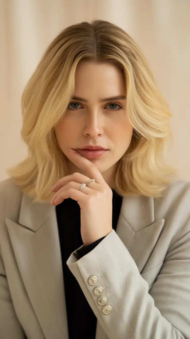 стрижки для средних волос 2026 Современные элегантные слои