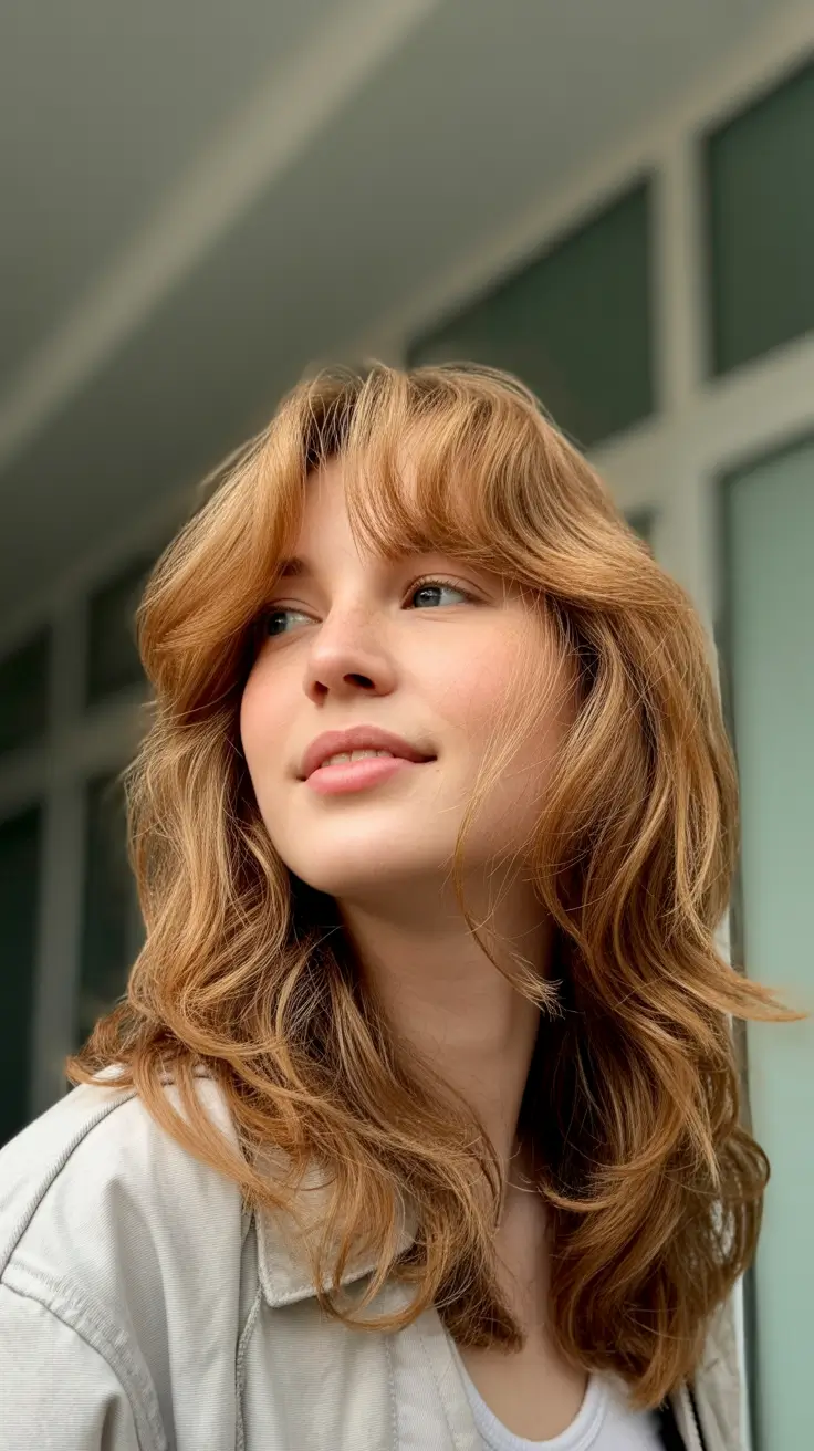 стрижки для средних волос 2026 Golden Step Layers