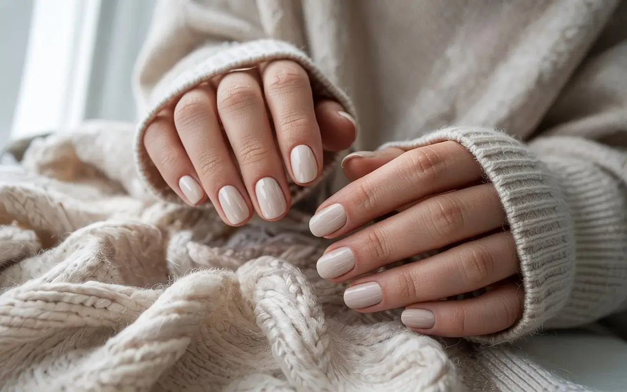 Ніжність та Стиль: 46 Варіантів Нейтральних Зимових Нігтів 2026 для Елегантного Образу