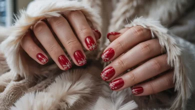 Червоні Різдвяні Нігті 2025: 45 Ефектних Варіантів для Вашого Манікюру!