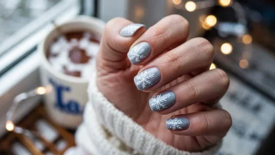 Стильні Короткі Зимові Нігті 2026: 54 Дизайни Зима-Весна!