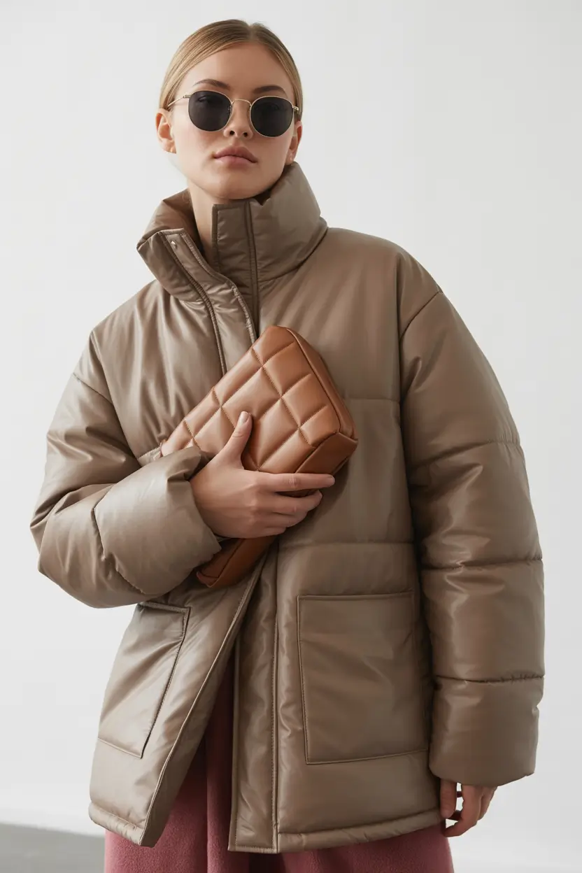 модные зимние наряды 2025/2026 Футуристическая пушистость встречается с мягкой роскошью