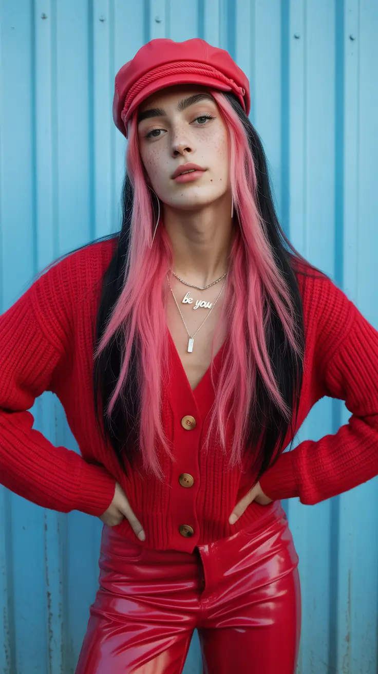 модные зимние наряды 2025/2026 Панк-поп и Personal Power Statement