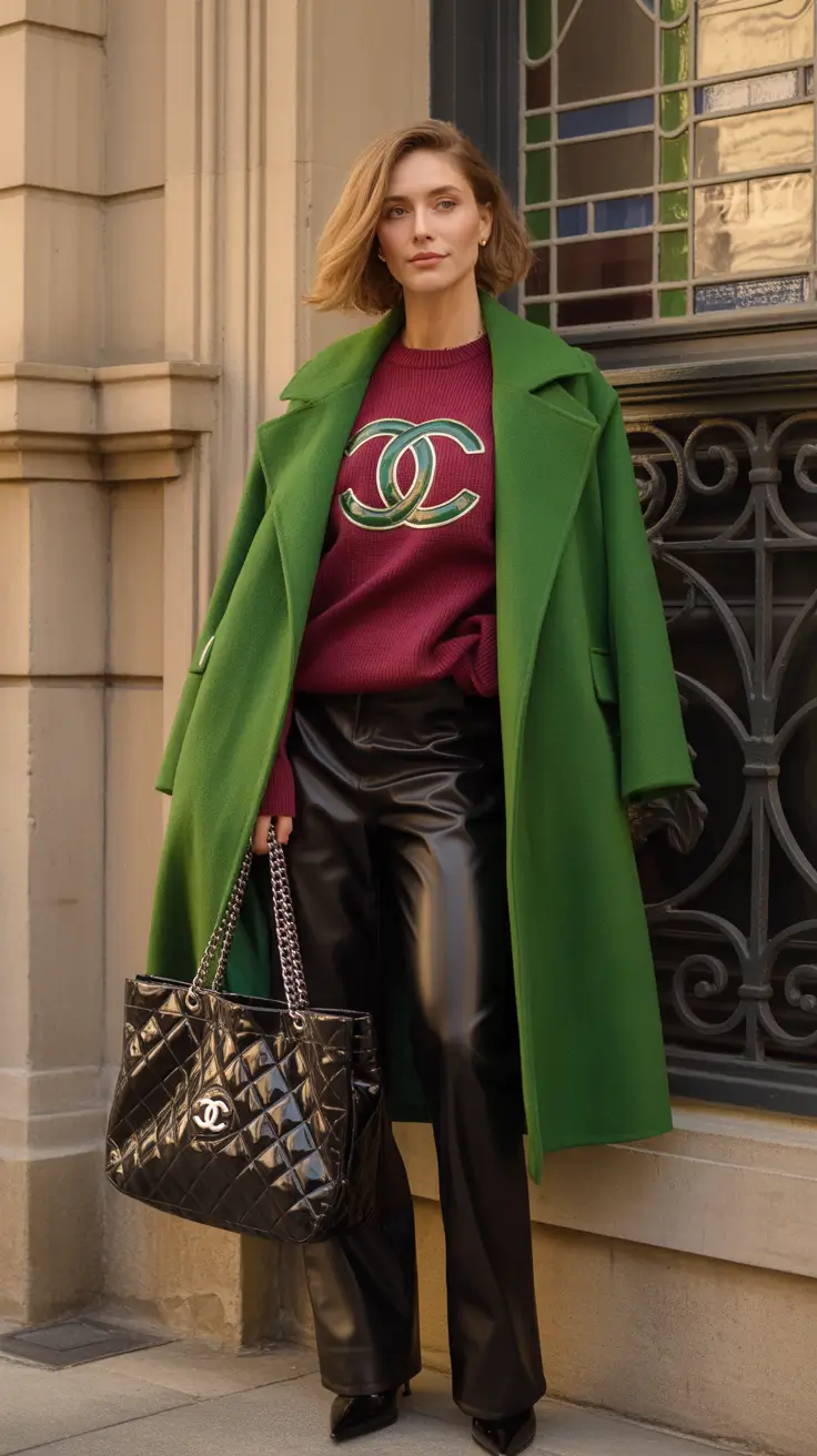 модные зимние наряды 2025/2026 Праздничный шик с парижским акцентом