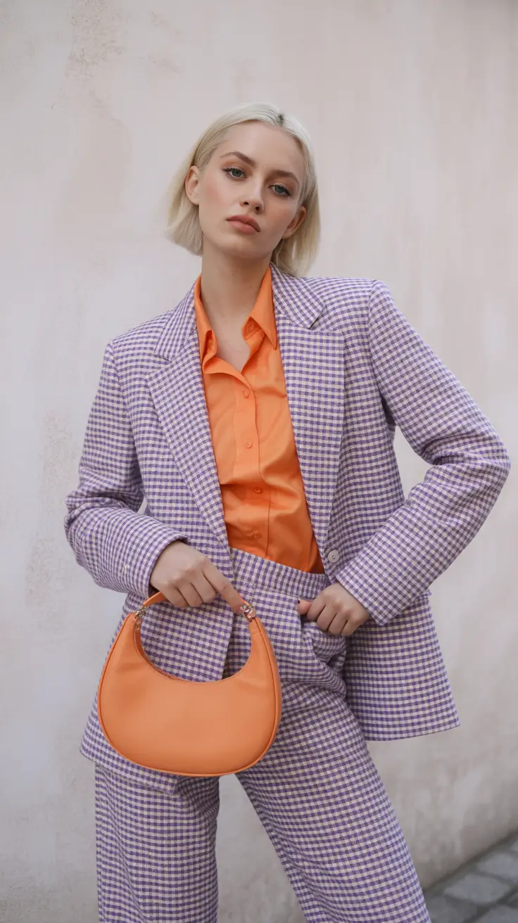 модные зимние наряды 2025/2026 Мощный костюм в кондитерских цветах