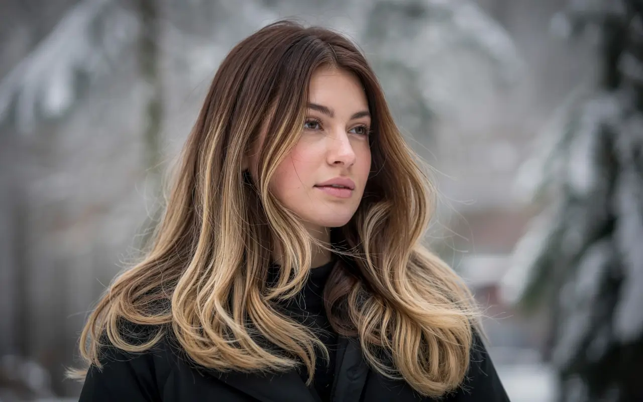 Зимовий Балаяж 2026: 46 Гарячих Трендів Кольору Волосся, щоб Сяяти!