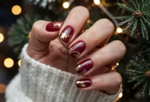 Відкрийте 65 Нових Трендів: Бордові Нігті на Зиму 2026!