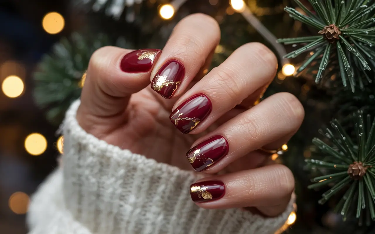 Відкрийте 65 Нових Трендів: Бордові Нігті на Зиму 2026!