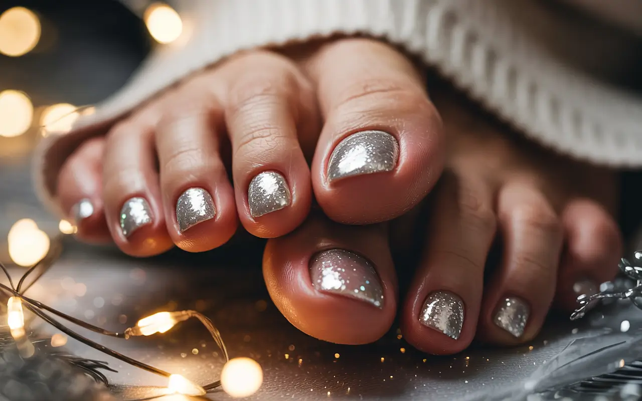 46 Модних Зимових Нігтів на Ногах: Будьте в Тренді Цього Сезону!
