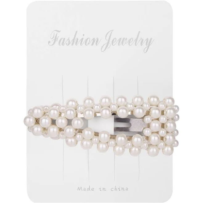 accessory Заколка для волосся Перлинна шпилька, біла, відкрита, 1 шт (E25092656) EVA.UA $99