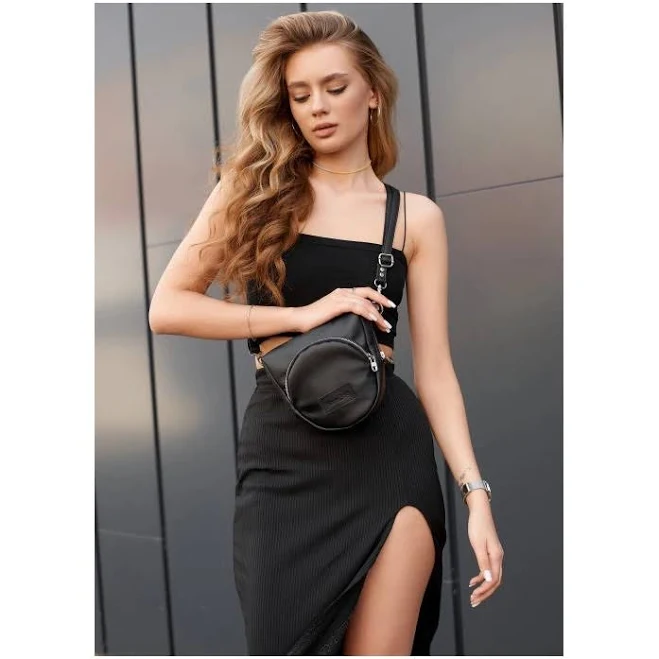 bag Сумка кросбоді з екошкіри з водостійкою підкладкою, чорна. Сумки ROZETKA $1149