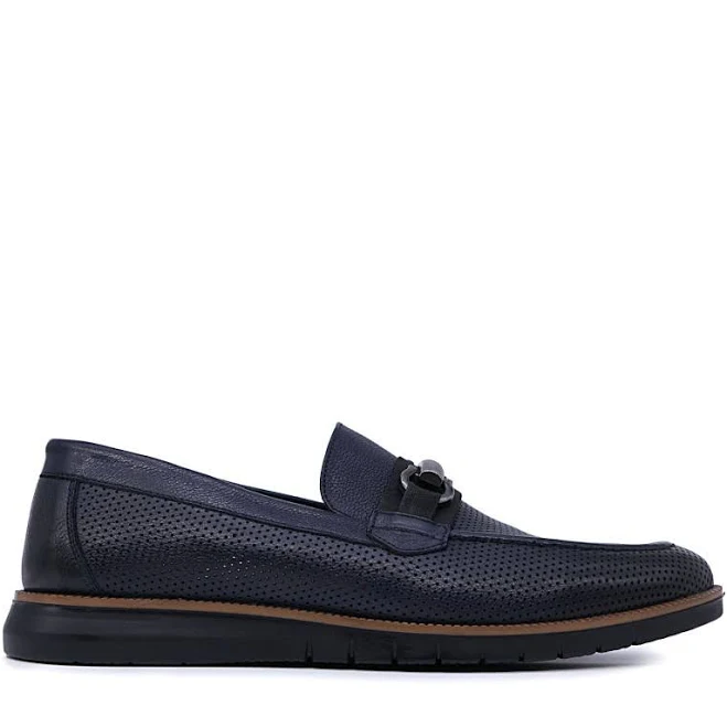 shoes Сині шкіряні літні лофери SABO $2499