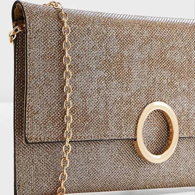 bag Клатч сріблястий, клатч, блискучий клатч Shafa $470