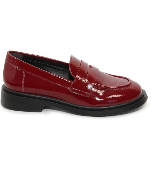shoes Лофери жіночі шкіряні бордові 5062-337-14 Max Mayar $3150