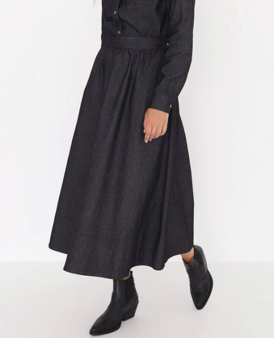 skirt Чорна джинсова спідниця &laquo;Denim Mood&raquo; Lilove.ua $1590