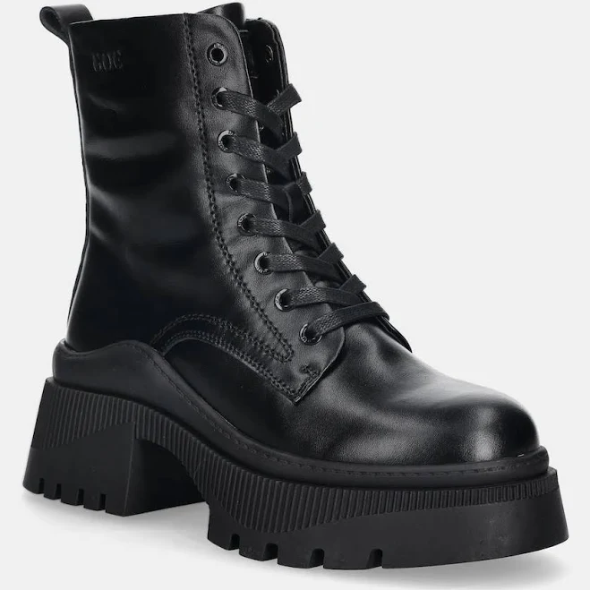 shoes Шкіряні черевики GOE колір чорний на платформі ss2n4123.black answear.ua $4099