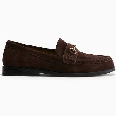 shoes Moda Damska - Замшеві лофери Темно-Коричневий - Size: 39 - H&M H&M $3799