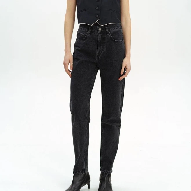 banana jeans Джинси Mom Gray minnim $3900