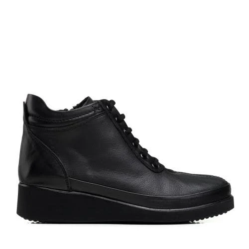 shoes Черевики чорні шкіряні жіночі на шнурівках Nehir 440БZ marigo.in.ua $2395