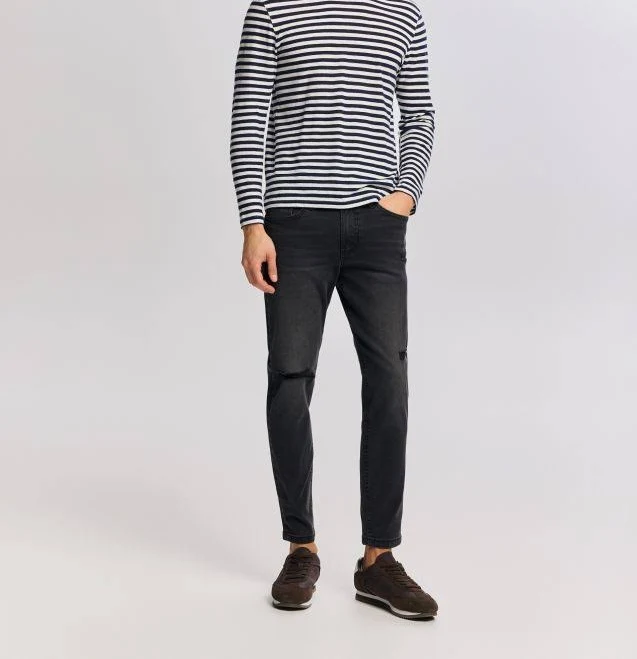 jeans Reserved - Джинси skinny з потертостями - чорний - YV107-99J Reserved $1499