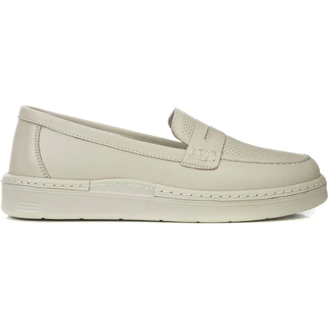 shoes Жіночі лофери бежеві натуральна шкіра Sandalino $1499