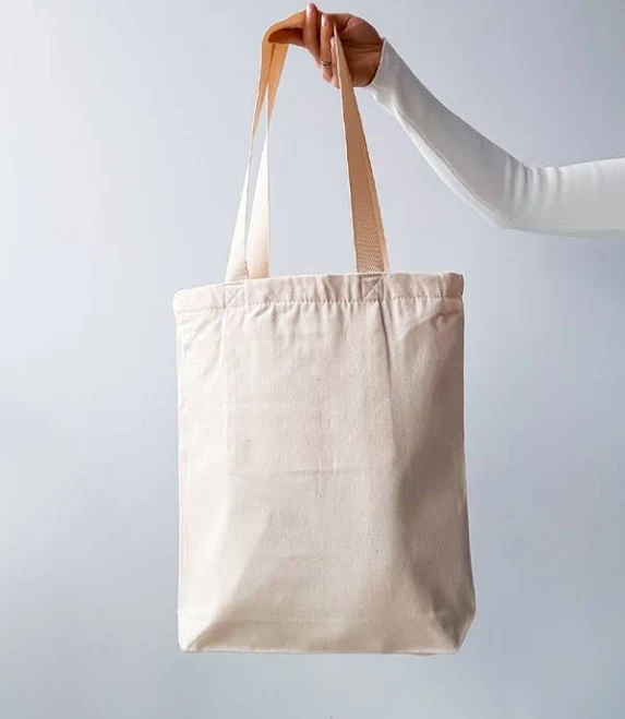 bag Сумка-шопер из натуральной ткани светло-бежевого цвета Lavasta $200