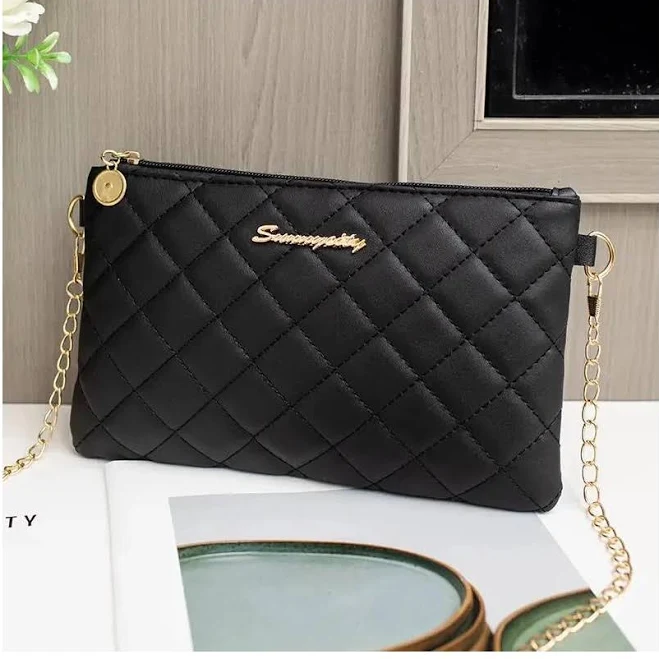 bag Сумка - клатч із золотистим ланцюжком чорна. Сумки ROZETKA $305