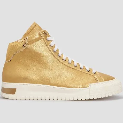 sneakers Жіночі золотисті шкіряні кросівки Золотий 36 Baldinini D2D251POPY;8540 md-fashion.ua $7470