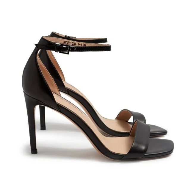 shoes Чорні шкіряні босоніжки 4347 VECHOROVA vechorova.com.ua $4750
