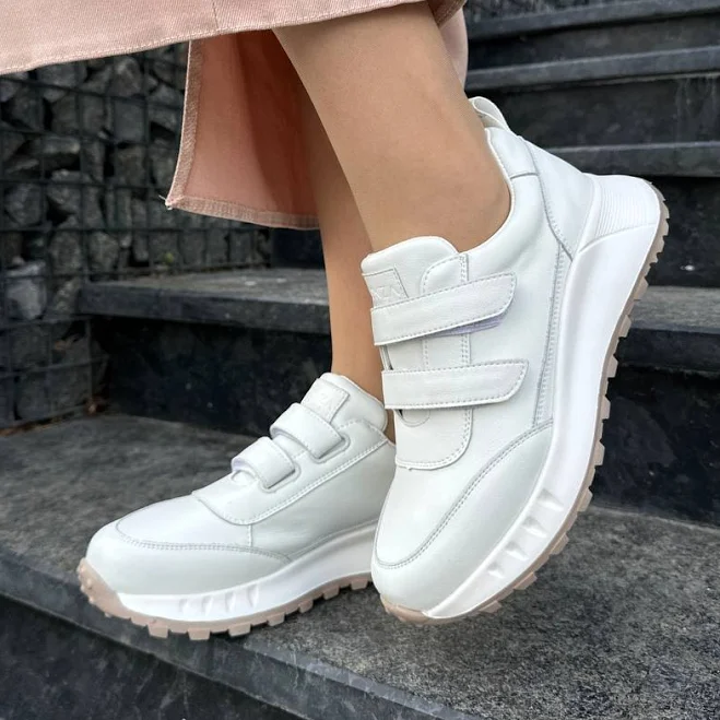 sneakers Кросівки жіночі шкіряні білого кольору 5119 Maletskiy $2540