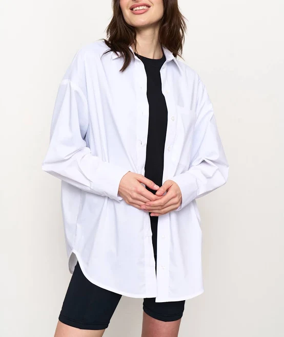 top Біла сорочка з бавовни Natali Bolgar $599