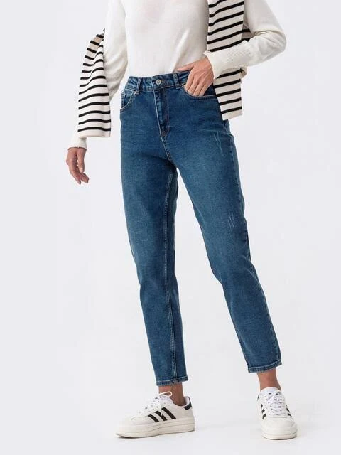 jeans Сині джинси прямого крою зі стандартною посадкою 63730 dressa.com.ua $1299