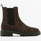 shoes Черевики челсі на низькому ходу з тракторною підошвою - КОРИЧНЕВИЙ massimodutti.com $8700