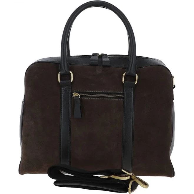 bag Шкіряна сумка для документів Ashwood WINSTON GREY Імперія Сумок $8070