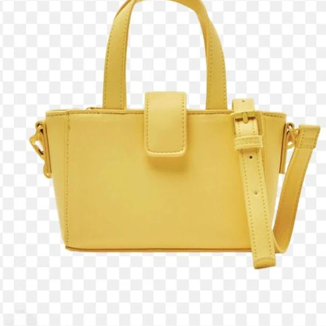 bag Bershka мiнi сумочка крос-боді жовтий, змійка, кнопка, штучна шкіра, для жінок, прямокутна, вузький, повсякденний Shafa $285