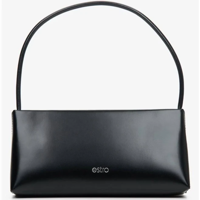 bag Estro Сумка на плече шкіряна чорна / розмір Estro $3599