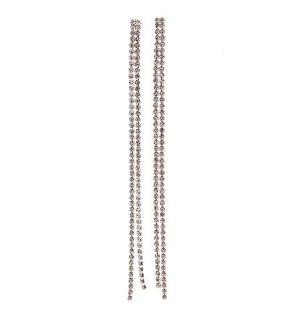 accessory Gepur Довгі сережки із подвійним рядком страз gepur.com $399