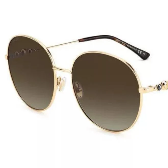 accessory Сонцезахисні окуляри Jimmy Choo жіночі колір бежевий Trendyol $7510.62