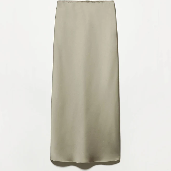 skirt Зелена спідниця MAX&CO атласна invogue.ua $3460