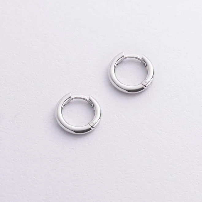 accessory Сережки кільця у сріблі mini 7261 Oniks $1920