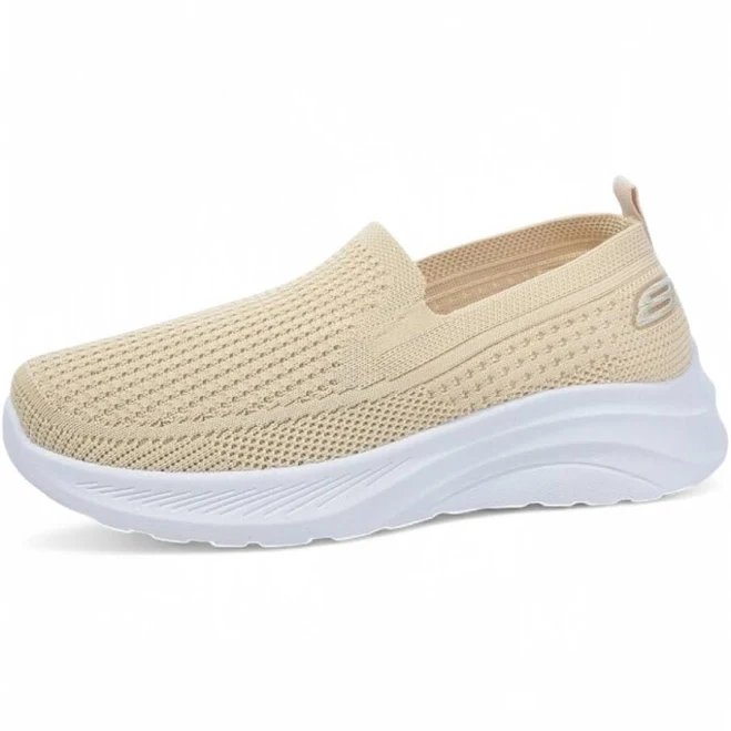 sneakers Жіночі бежеві кросівки з текстилю без шнурівки Весна/Oсінь OLLA $399