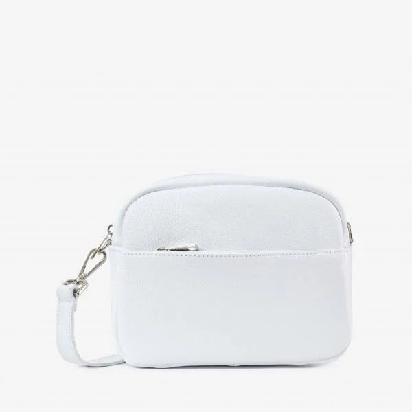 bag Сумка через плече (крос-боді) маленька Regina Notte White Шкіра флотар - 195391 Білий Сумка через плече (крос-боді) М'яка Прямокутна InBag $1920